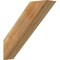 Ekena Millwork 4"W x 16"D x 16"H Traditional Rough Sawn Knee Brace, Western Red Cedar BRC04X16X16TRA00RWR - alternate 1